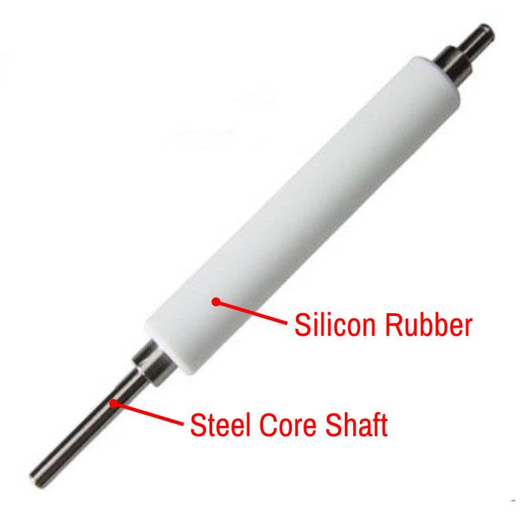 A platen roller of a thermal printer