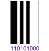 The 'A' character encoding structure of the Code 93